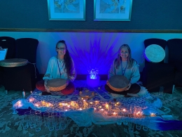 Kay and Rosie Ocean Drum Workshop 2024